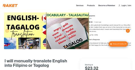 raket in tagalog